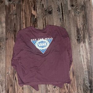 Vans Womens long-sleeve t shirt. Size MEDIUM.